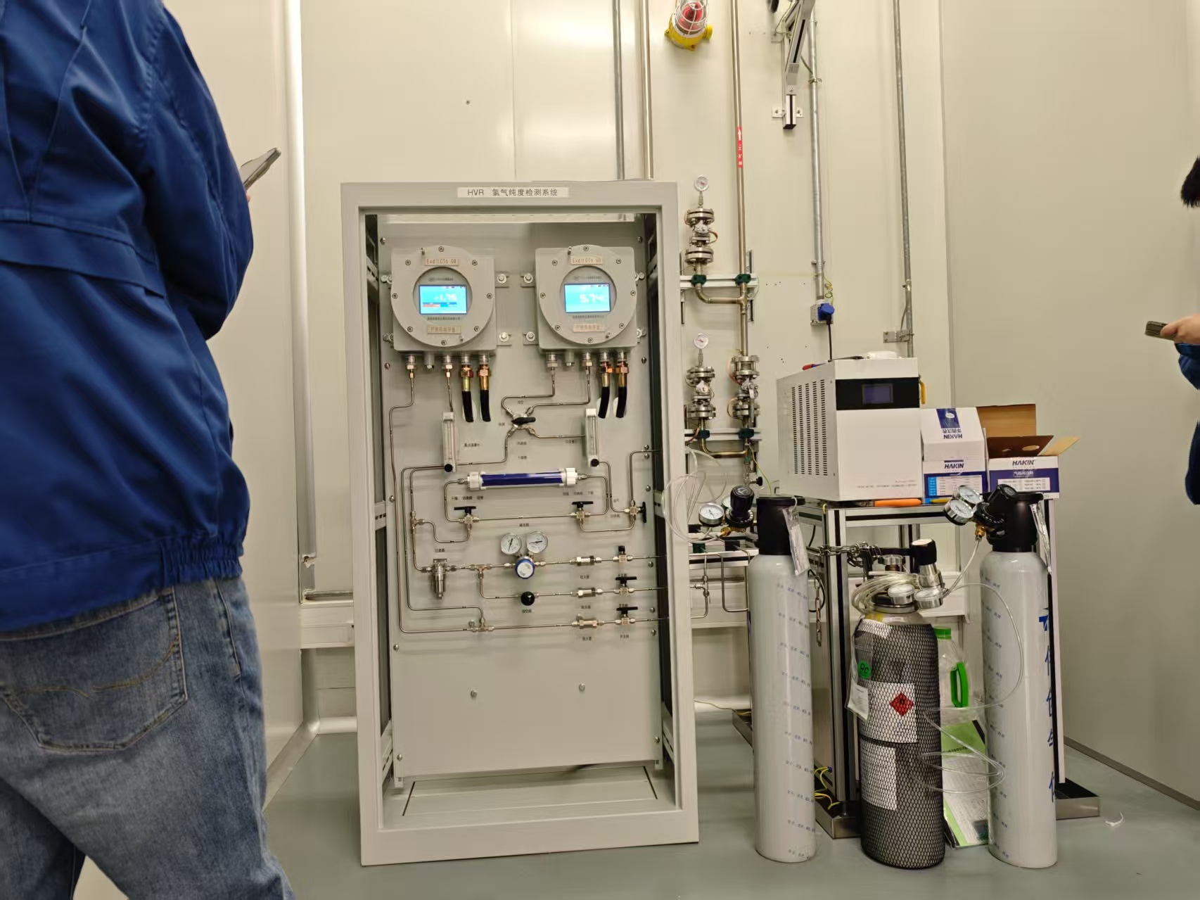 某尖端電子企業(yè)-電解水制氫、氧分析現(xiàn)場(chǎng)